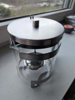 Glazen theepot met filter, Ophalen of Verzenden, Gebruikt