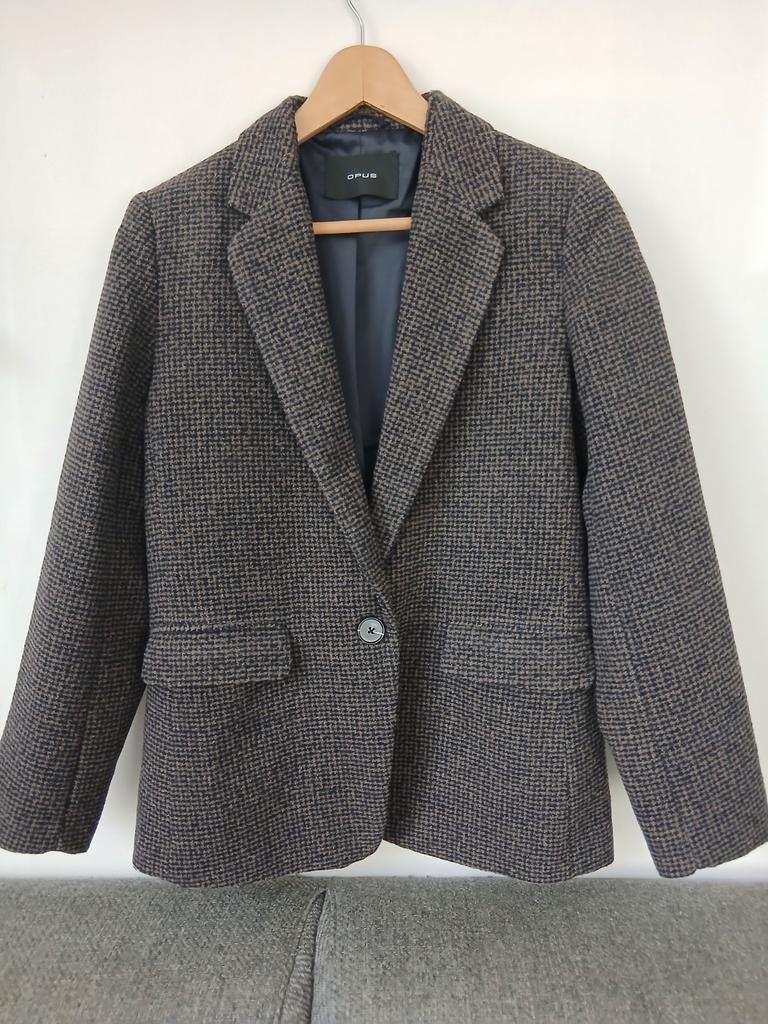 Wollen colbert Opus maat XS, Ophalen of Verzenden, Zo goed als nieuw, Jasje, Maat 34 (XS) of kleiner