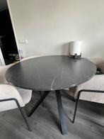 Ronde eettafel 100cm, Huis en Inrichting, Tafels | Eettafels, Ophalen, 100 tot 150 cm, Rond, Zo goed als nieuw