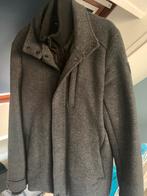 Grijze wollen winter jas maat M, Kleding | Heren, Ophalen, Zo goed als nieuw, Grijs