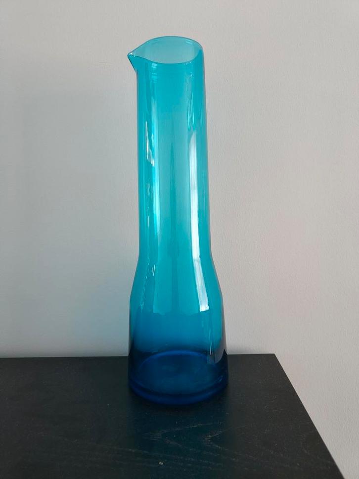 Iittala Essence karaf - 1 liter, Huis en Inrichting, Woonaccessoires | Vazen, Zo goed als nieuw, Blauw, Minder dan 50 cm, Glas