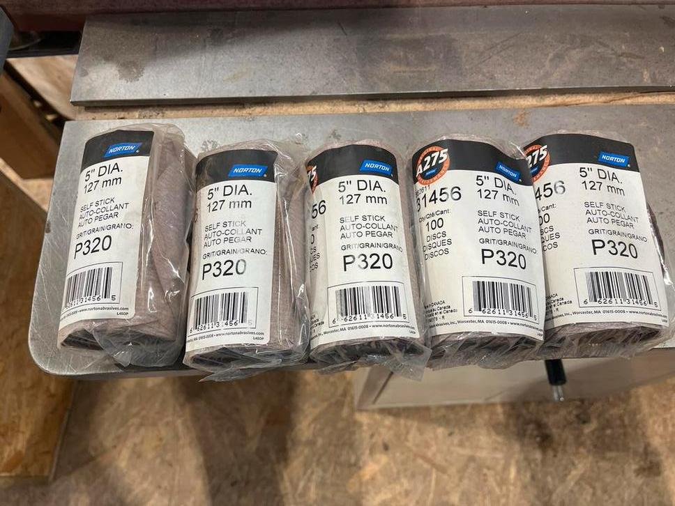 Schuurpapier zelfklevend, 5 rollen P320, Ophalen, Nieuw, Minder dan 600 watt, Overige typen