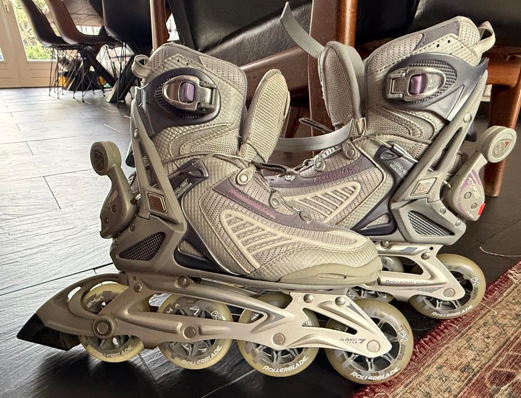 Rollerblade Dames Inlineskates / Skeelers - Maat 38,5, Sport en Fitness, Skeelers, Ophalen, Gebruikt, Inline skates 4 wielen