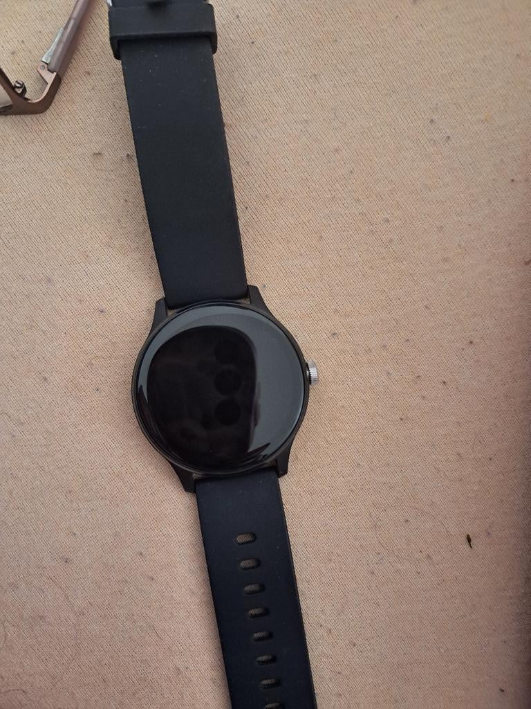 Stijlvolle Zwarte Smartwatch - Nieuwstaat, Onbekend, Zwart, Ophalen of Verzenden, Zo goed als nieuw