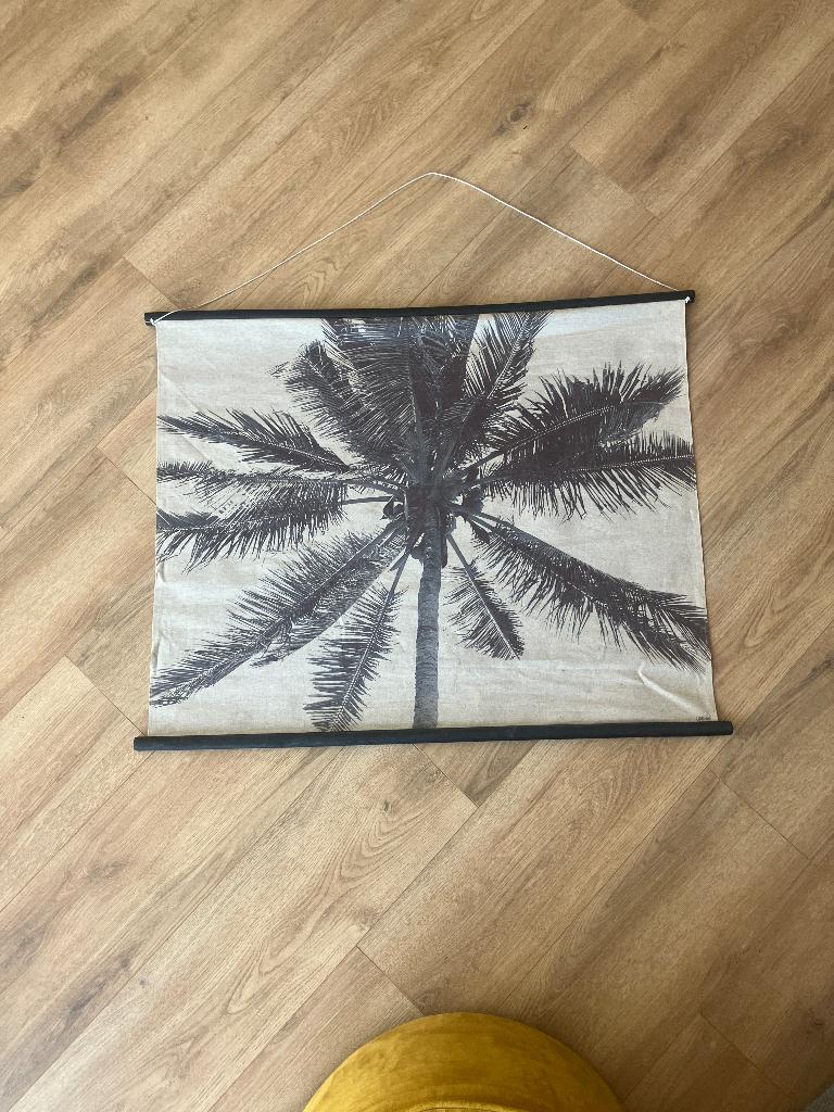 Canvas palm poster, Ophalen, 100 tot 125 cm, 75 cm of meer, Print