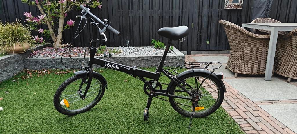 TOUNIS Vouwfiets - Compact en Handig, Fietsen en Brommers, Fietsen | Vouwfietsen, 20 inch of meer, Gebruikt, Versnellingen, Totaal opvouwbaar