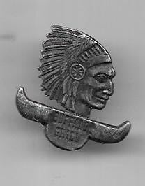 INDIANEN PIN ZILVERKLEURIG, Verzenden, Gebruikt, Overige onderwerpen, Speldje of Pin