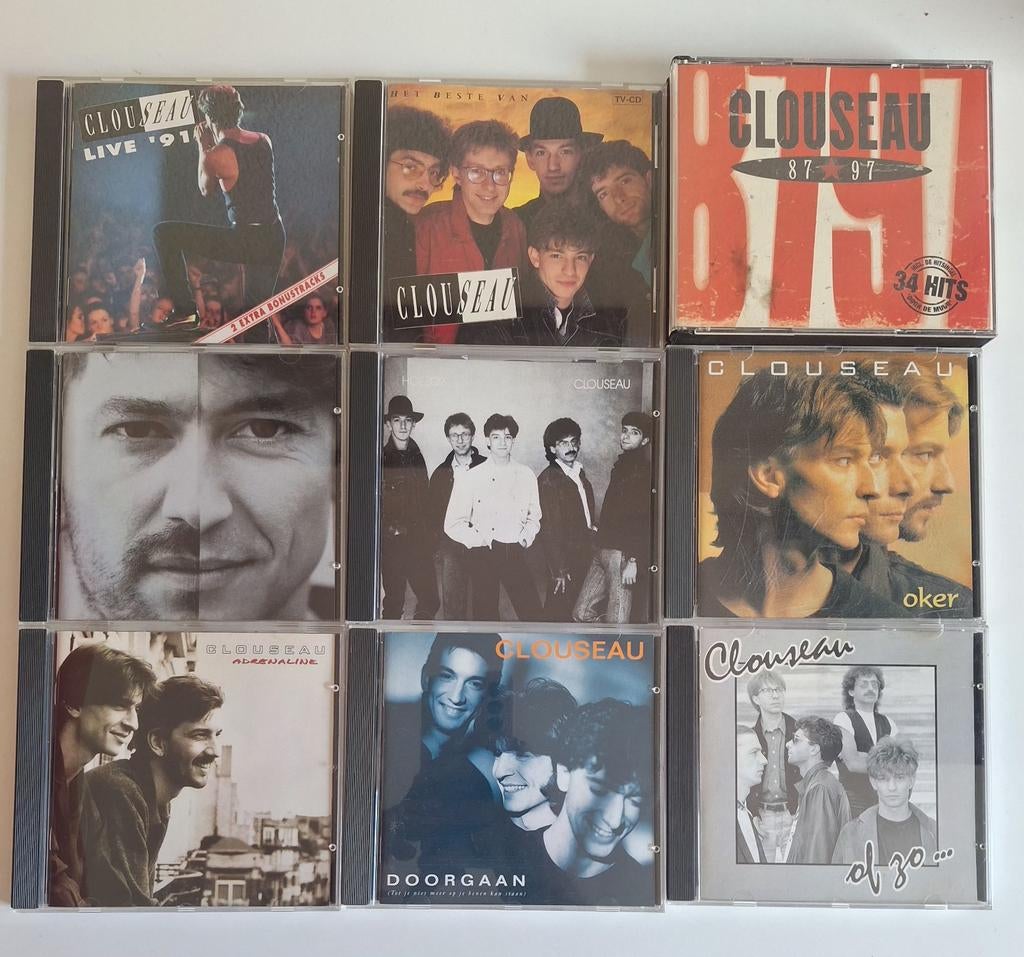 Clouseau cd collectie 9x orgineel, Cd's en Dvd's, Verzenden, Zo goed als nieuw, Levenslied of Smartlap