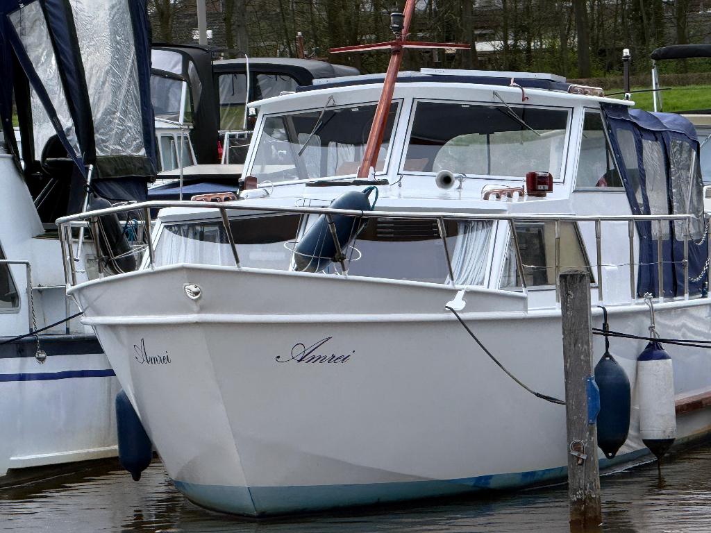 Polaris 28 (staal) boeg en hekschroef, Watersport en Boten, Ophalen, Gebruikt, Staal, Diesel