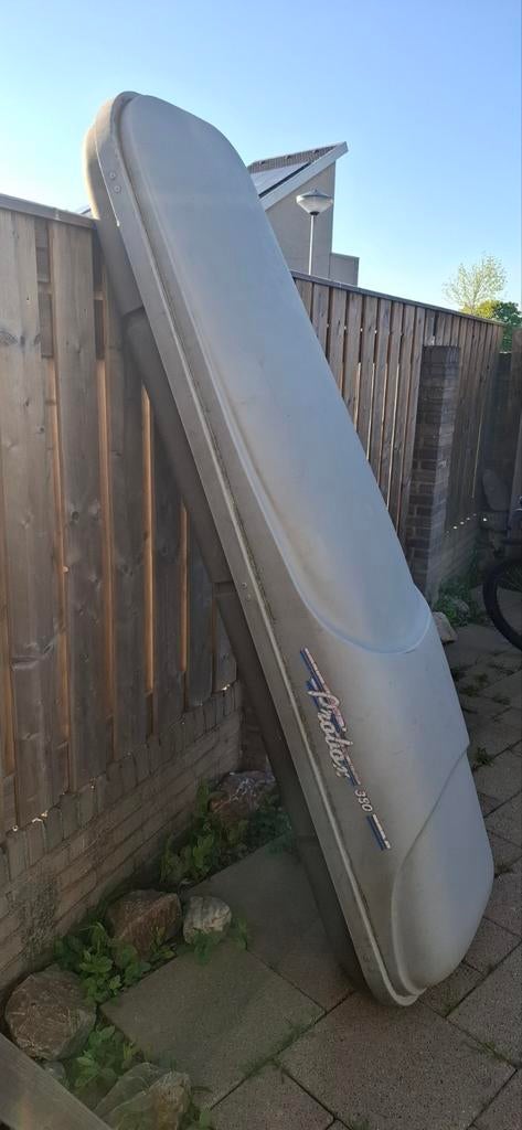 Gebruikte Probox skibox 350L met sleutels en bevestiging, Auto diversen, Dakkoffers, Ophalen