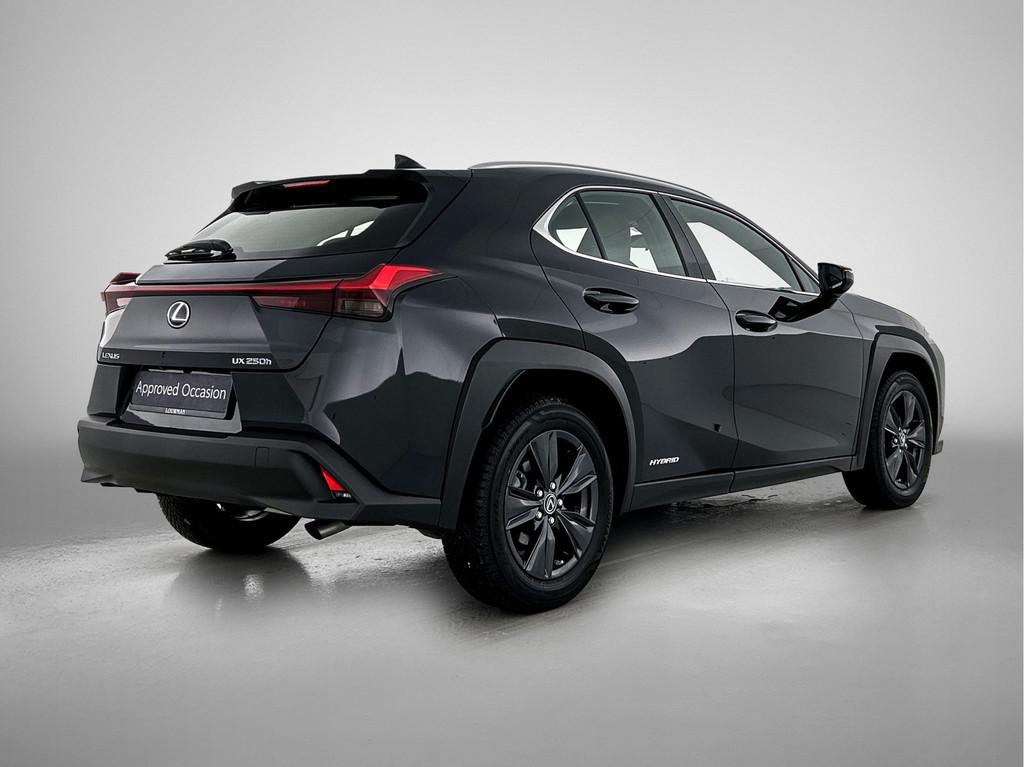 Lexus UX 250h Comfort Line | Dual Climate Control | Parkeerc, Auto's, Lexus, Stof, Gebruikt, 4 cilinders, Zwart