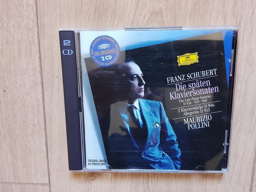 Schubert Die Späten Klaviersonaten Pollini DG 2CD's, Kamermuziek, Boxset, Ophalen of Verzenden, Zo goed als nieuw