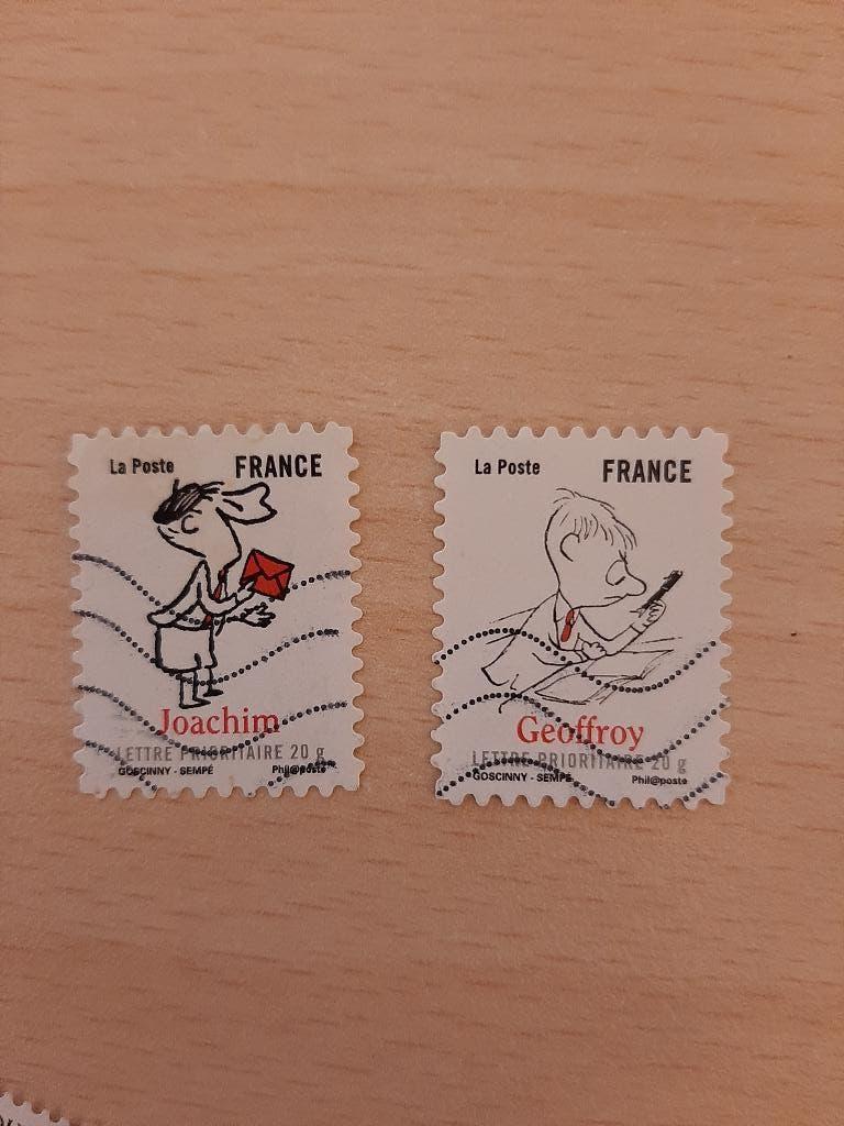 Frankrijk Joachim en Geoffroy, Verzenden, Gestempeld