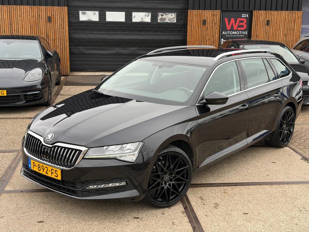 Skoda Superb Combi 1.5 TSI ACT Business Edition Cruise Clima, Auto's, Stof, 4 cilinders, 150 pk, Zwart
