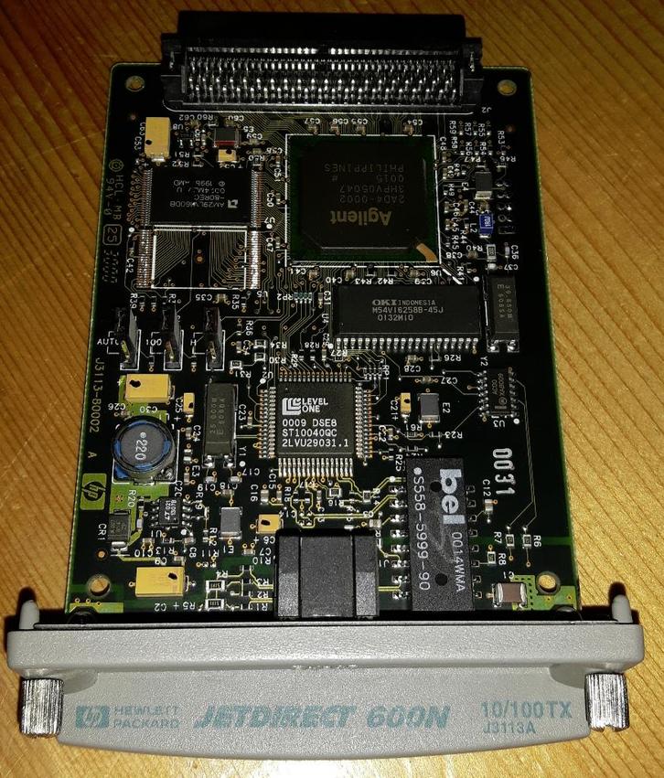 HP Jetdirect 600n voor HP Laserjetprinters - J3113A 17-3, Computers en Software, Netwerk switches, Zo goed als nieuw, Ophalen of Verzenden