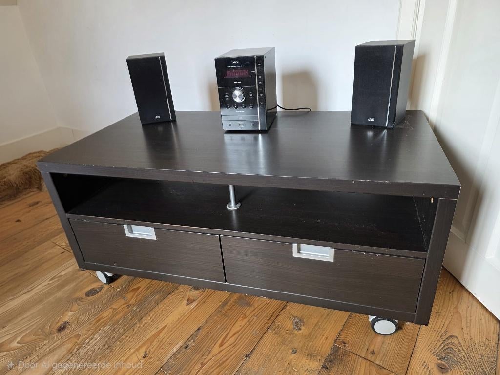 tv meubel, Huis en Inrichting, Kasten | Televisiemeubels, Ophalen, 100 tot 150 cm, Zo goed als nieuw, Minder dan 100 cm