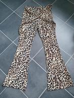 Leopard flared broek van TwoDay - Maat S, TwoDay, Beige, Ophalen of Verzenden, Zo goed als nieuw