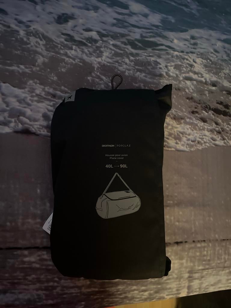 Nieuwe Decathlon Forclaz Vlieghoes 40L-90L, 20 tot 30 cm, Zwart, Nieuw, Ophalen of Verzenden