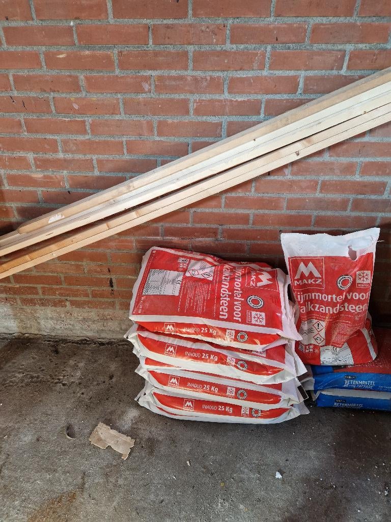 Lijmmortel kalkzandsteen, Doe-het-zelf en Verbouw, Ophalen, Nieuw, Kalkzandstenen
