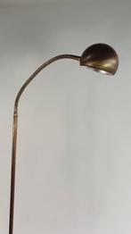 Bronzen vloerlamp met buigbare halogeen spot. 130 cm. S35, Tweedehands verkoop, Tweedehands verkoop, Gebruikt, Ophalen of Verzenden