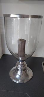 Glazen windlicht op voet Richmond Interiors, Huis en Inrichting, Ophalen, Gebruikt, Overige kleuren, 50 tot 75 cm