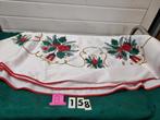 kerst tafelkleed met hulst en kaarsen rond [b158], Diversen, Kerst, Ophalen of Verzenden