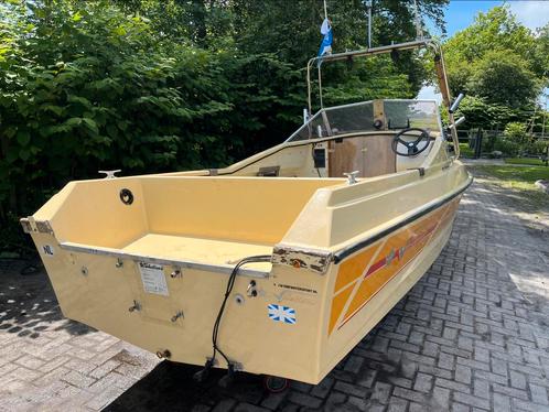 Zgan originele Shetland Sheltie vis toer kajuitboot., Watersport en Boten, Vis- en Consoleboten, Zo goed als nieuw, Tot 10 pk