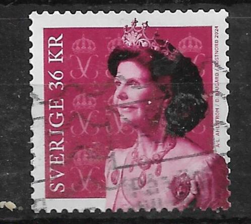 215-25 Zweden 2024 / Dronning Silvia ZK 36.00, Postzegels en Munten, Postzegels | Europa | Scandinavië, Gestempeld, Zweden, Verzenden