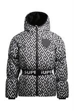 Super Rebel Girls Puff Hooded Jacket Graphic Black - 128, Meisje, Nieuw, Ophalen of Verzenden, Jas