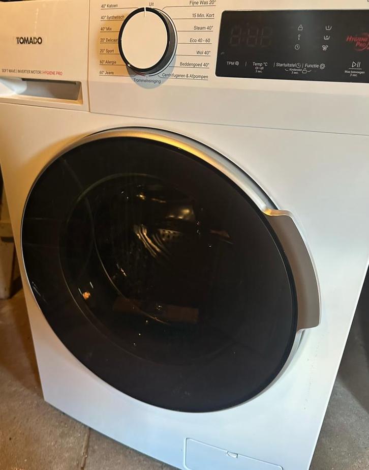 Tomado wasmachine soft wave | inverter motor | hygiene pro, Witgoed en Apparatuur, Wasmachines, Zo goed als nieuw, Voorlader, 6 tot 8 kg