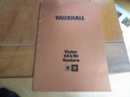 Folder Vauxhall Victor, Vauxhall VX4/90, Vauxhall Ventora 74, Vauxhall, Ophalen of Verzenden, Zo goed als nieuw, Overige merken