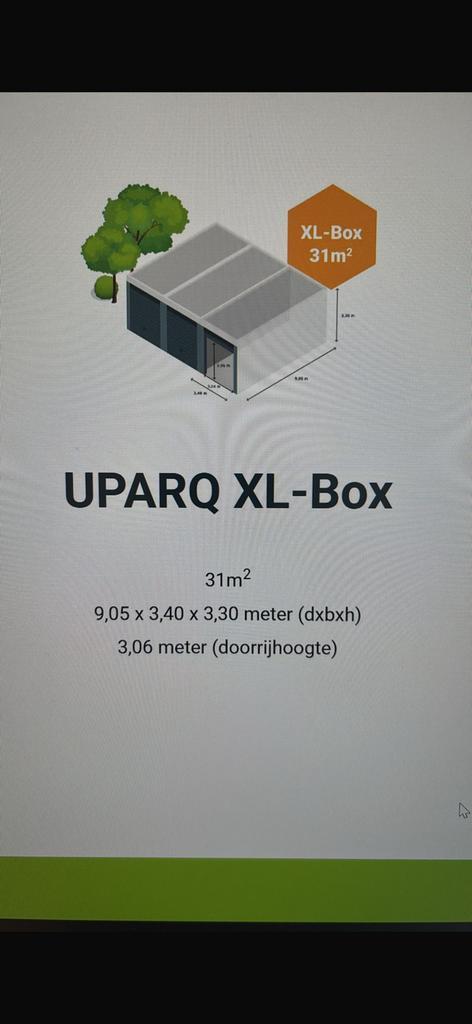 Garage opslagbox Hellevoetsluis, Sport en Fitness, Sauna, Zo goed als nieuw, Ophalen of Verzenden