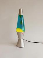 RETRO LAVALAMP | BLAUW/GEEL, -, -, Ophalen of Verzenden, Glas