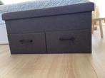 Storage bench (opbergbank) in dark grey, Ophalen, Overige materialen, Gebruikt, Minder dan 75 cm