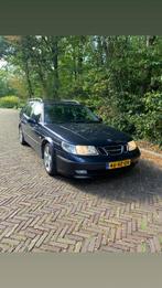 Saab 9-5 2.0 T Estate AUT 2005 Blauw, Auto's, Saab, 1800 kg, 4 cilinders, Blauw, Origineel Nederlands