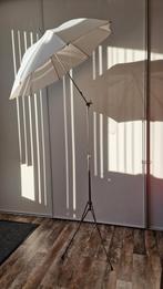 Witte Studio Paraplu met Statief diameter 90 cm, Ophalen of Verzenden, Gebruikt, Overige typen