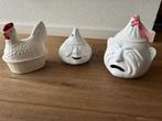 Vintage uien, knoflook en eier- pot, Ophalen, Zo goed als nieuw, Overige materialen, Pot, Bus of Blik