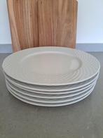 Porseleinen Dinerborden  Mitterteich- Set van 6, nieuwstaat, Nieuw, Ophalen of Verzenden, Bord(en), Effen