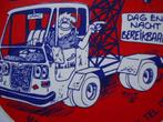 sticker oud Heemskerk strip kraanwagen A vd Eng garage esso, Verzenden, Zo goed als nieuw, Bedrijf of Vereniging