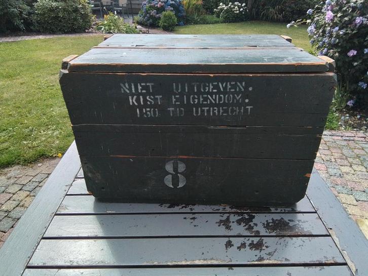 Legerkist 60 x 40 cm, Verzamelen, Militaria | Algemeen, Landmacht, Overige typen, Nederland, Ophalen of Verzenden