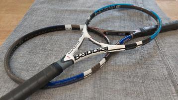 2  Babolat 100 sq.inch 16×19 298gram onbespannen grip 2 of 3 beschikbaar voor biedingen