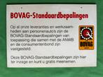 Bovag bordje kunststof met BOVAG-standaardbepalingen 30x21cm, Ophalen of Verzenden, Zo goed als nieuw, Formule 1