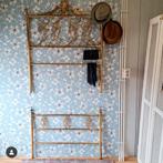 Vintage messing wandrek in Victoriaanse Art Nouveau-stijl, Ophalen