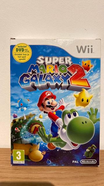 Super mario galaxy 2 compleet met handleiding en dvd beschikbaar voor biedingen