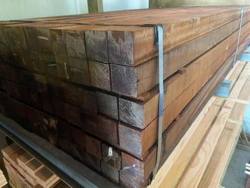 Hardhouten Azobe balken 6x6x400 (nieuw), Tuin en Terras, Palen, Balken en Planken, Nieuw, Balken, 250 cm of meer, Hardhout, Ophalen