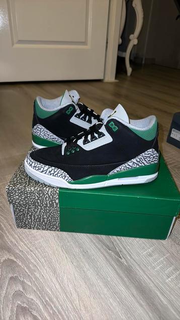 JORDAN 3 PINE GREEN MAAT 40.5 beschikbaar voor biedingen