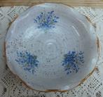 Grieks handgemaakt keramiek schaaltje met vergeet me nietjes, Ophalen of Verzenden
