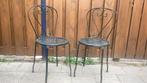 IJzeren tuinstoelen in Franse stijl voor terras of balkon., Tuin en Terras, Tuinstoelen, Ophalen, Gebruikt, Metaal