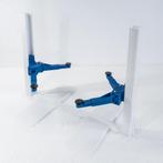 1:18 miniatuur tweekoloms hefbrug autobrug wit-blauw diorama, Ophalen of Verzenden, Nieuw, Groter dan 1:35, Diorama