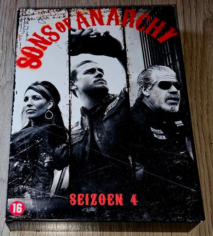 Sons of Anarchy - Seizoen 4 - 4DVD Box, Cd's en Dvd's, Dvd's | Tv en Series, Zo goed als nieuw, Actie en Avontuur, Boxset, Vanaf 16 jaar